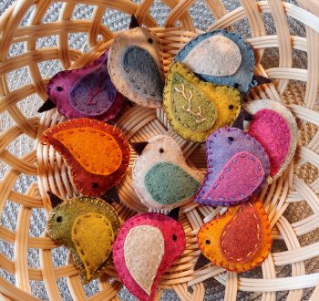 Felt Birdies by Misty Frederick Ritz